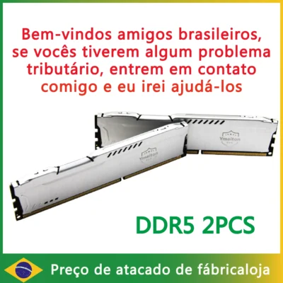 Memoriam ddr5 2 PCS pc Memória ram Ymeiton ddr5 8 GB 16 GB 32 GB 4800 mhz 5200 mhz 5600 mhz U-DIMM RAM Fábrica Atacado
