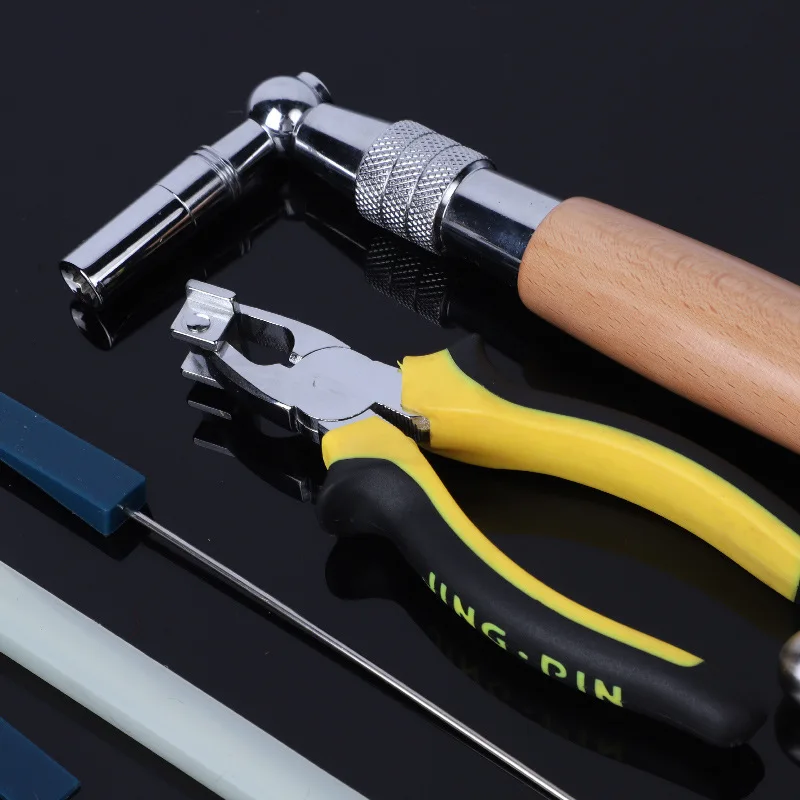 Kit de afinação de piano profissional portátil conjunto de afinador de piano completo martelo à prova de som fita ferramentas de reparo manutenção luithers conjunto - Image 2