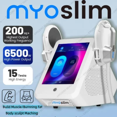 Myoslim 6500w 15tesla remoção de gordura contorno muscular estimulação elétrica ems corpo esculpir emagrecimento conjuntos muçulmanos máquina