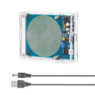 Gerador de ressonância de ondas schumann 7.83hz, ressonador de áudio de pulso de frequência ultrabaixa, interface usb com função de luz indicadora