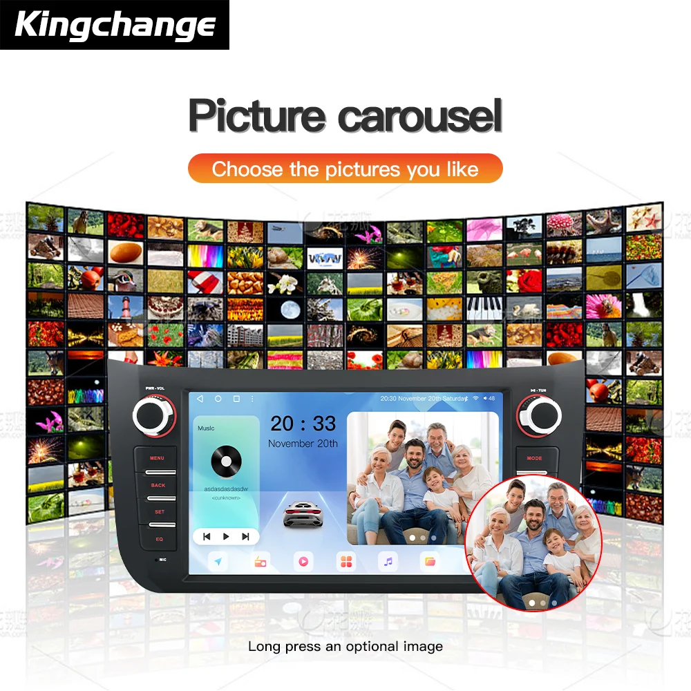Rádio Multimídia para Carro Kingchange Android 14 9" 2 Din para Nissan Sylphy Sentra 12 B17 2013-2017 Carplay Auto Wifi GPS 360 BT DSP - Image 2