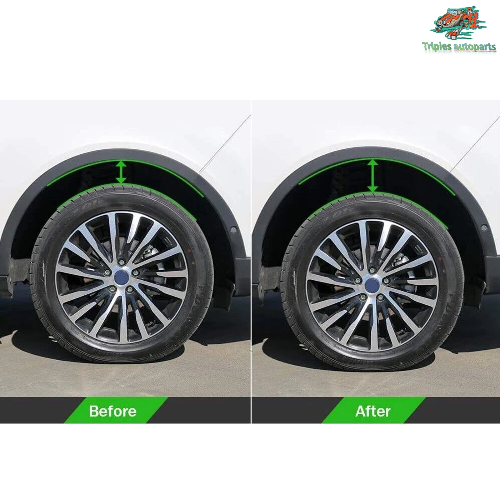Acessórios de suspensão de desempenho 32mm para toyota hilux gun125 xz bobina dianteira strut espaçador de choque kit de elevação de nivelamento 25mm - Image 5