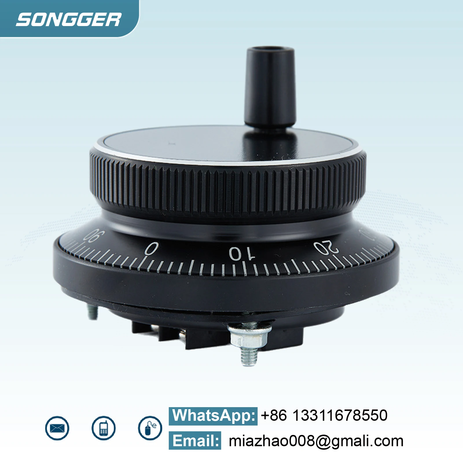 Codificador de Pulso Manual MPG 100 Pulsos 5V 12V 24V para CNC Máquinas Têxteis Encoder Rotativo 80mm 100mm Gerador de Pulso para Usinagem Industrial - Image 6