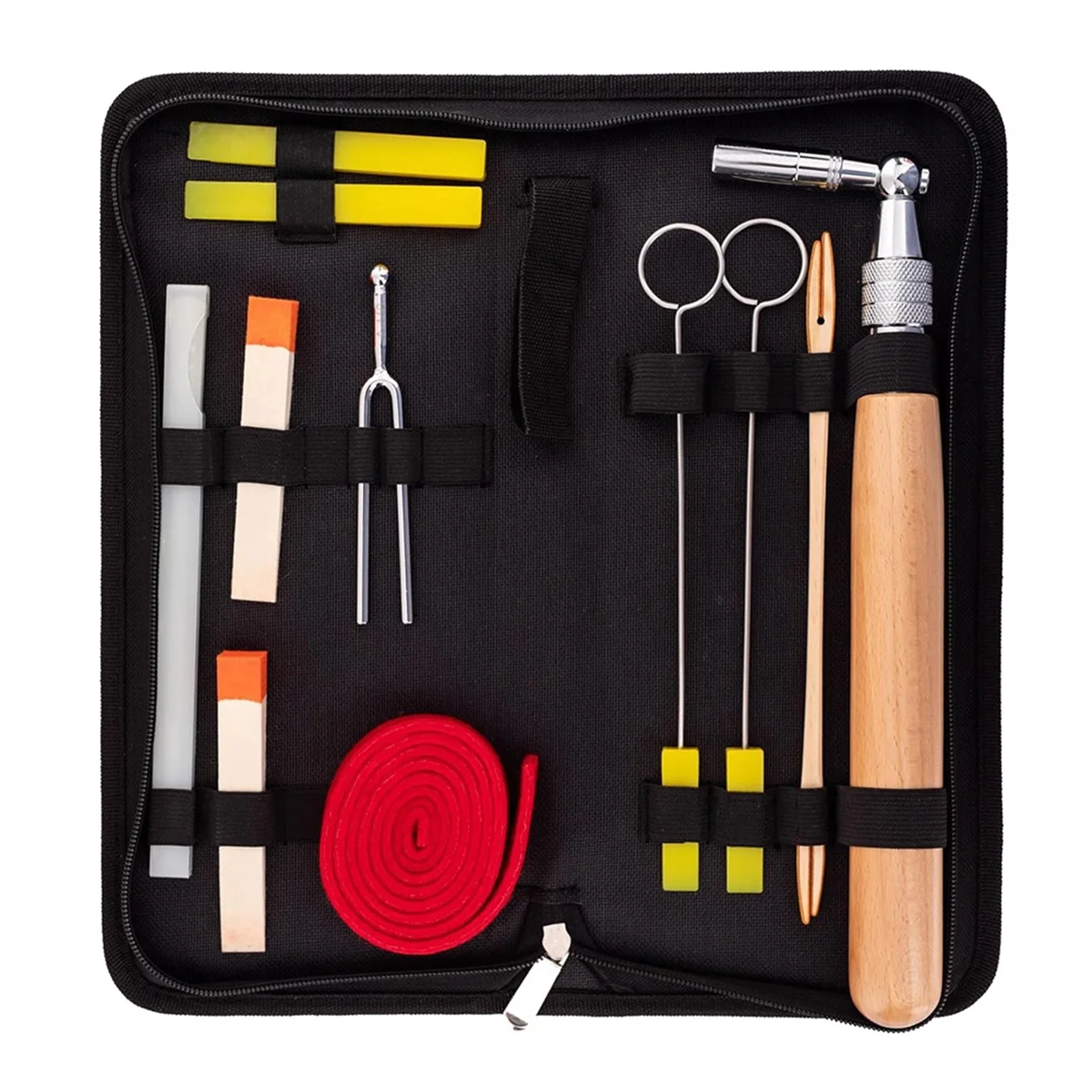 T48C_Kit de afinação de piano profissional Martelo de afinação de piano e kit mudo Kit de afinação de piano 12 PCS - Image 3