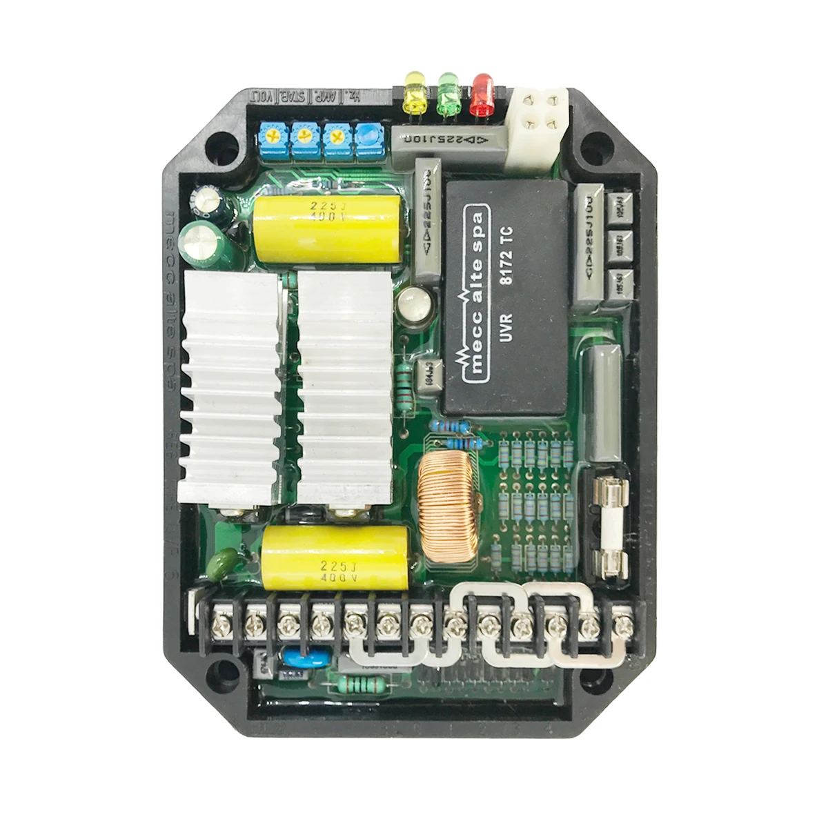 UVR6 AVR Mecc Alte Spa Regulador de tensão automático China Powerly Gerador Estabilizador Alternador Único ajustador trifásico - Image 2