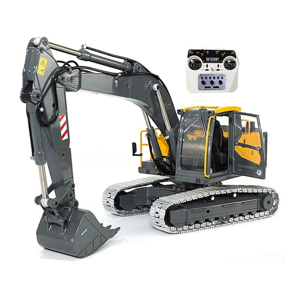 Duplo águia e010 ec160 1/14 rc escavadeira elétrica modelo brinquedo de metal completo rastreado carro de controle remoto brinquedos para meninos em estoque - Image 4