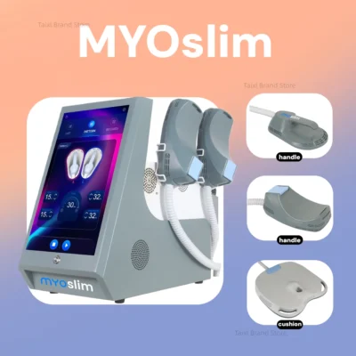 Estimulador Muscular Portátil MYOslim Neo Tesla RF 6500W Equipamento de Emagrecimento Profissional de Alta Qualidade para Modelagem Corporal