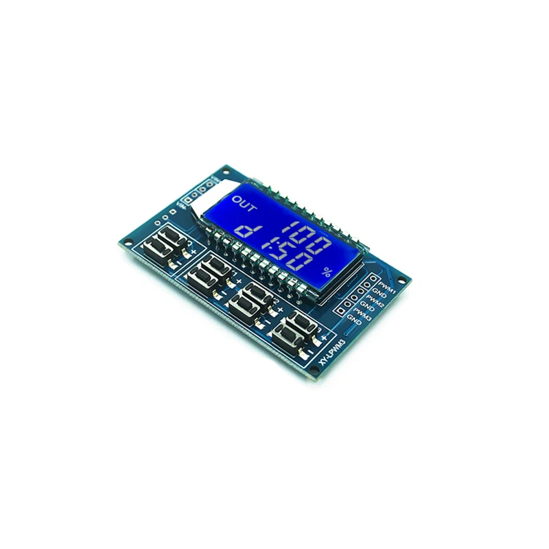5 peças gerador de sinal javino pwm ciclo de trabalho de frequência de pulso módulo ajustável display lcd 1hz-150khz 3.3v-30v módulo de placa pwm - Image 4