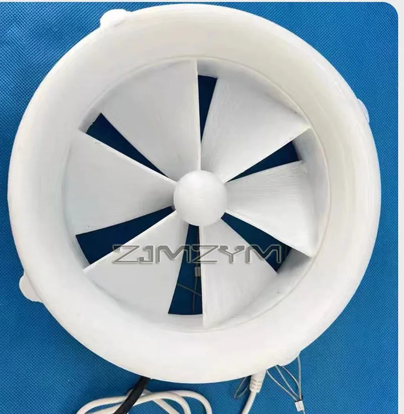 Gerador portátil para fluxo de vento e água doméstico, vento ultraleve de seis lâminas, energia eólica de motocicleta, turbinas eólicas de veículos