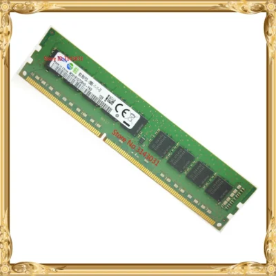 Memória de servidor DDR3 8GB 1600MHz Pure ECC UDIMM 2RX8 8G PC3L-12800E estação de trabalho RAM 12800 sem buffer