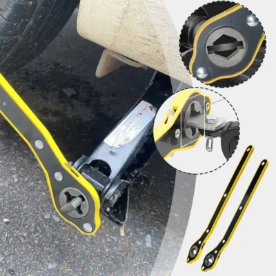 Chave de catraca para economia de trabalho, chave de tesoura para garagem, ferramentas para reparo de rodas, economia de trabalho, pneu