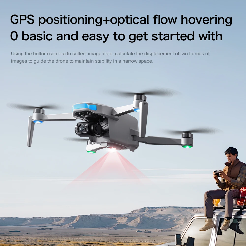 S-X1 MAX 4K Drone Profissional Com Câmera HD 3 Eixos Gimbal GPS Dron Brushless 5G WIFI Tela Controle Remoto RC Quadcopter Brinquedos - Image 5