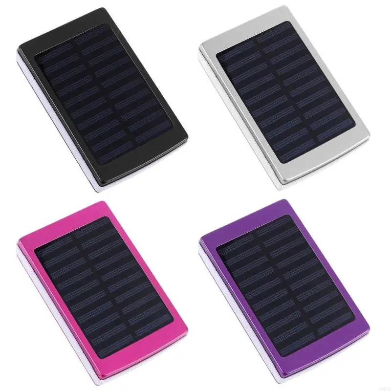 Q6PA 18650 PowerBank Cobert Solar Energy Charging for Mobile Power Multiple for Protection Wear-Resistin - Image 2