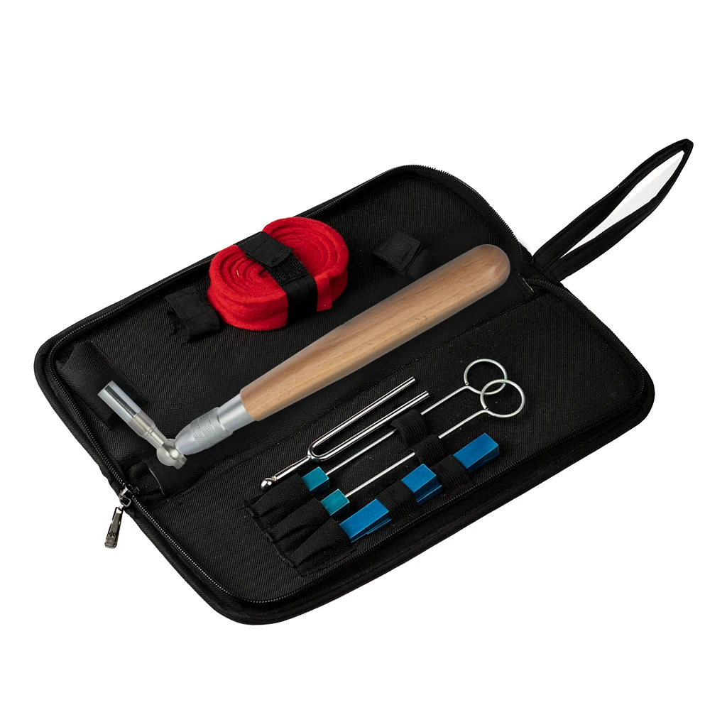 Alavanca de piano portátil profissional Tuning Tuner, Mute Kit Tools com Case, martelo de madeira, alta qualidade - Image 6