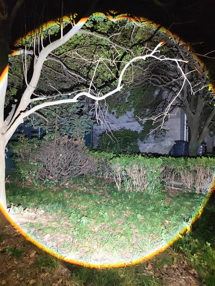 Lanterna LED de alta potência de 1.000.000 lúmens com baterias duplas integradas, tocha recarregável portátil, lanterna tática de acampamento - Image 5