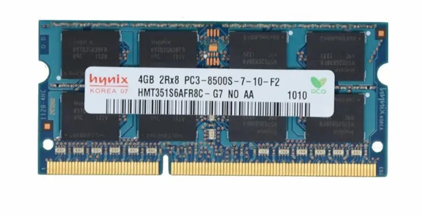 SK hynix 4GB 2Rx8 PC3 8500S DDR3 1066MHz SO-DIMM RAM Notebook 4G memória para laptop UDIMM - Image 2