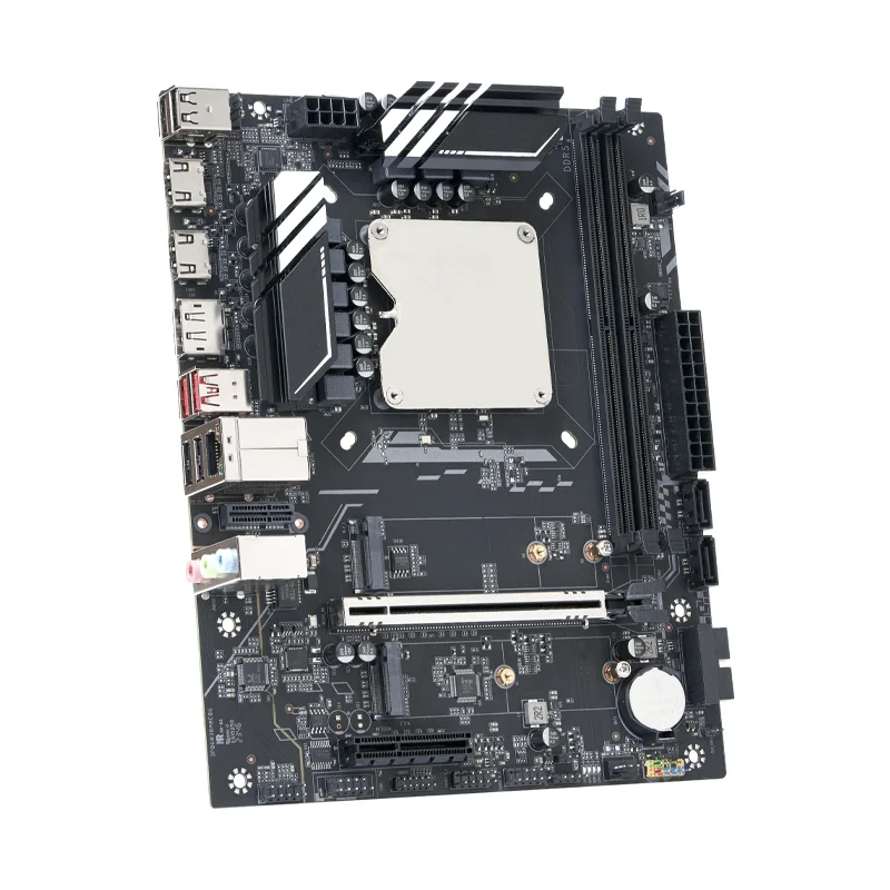 Kit DIY de Placa-Mãe para Computador de Escritório com CPU Integrada Combo 13ª Geração Core Interposer Q1J1 ES 0000 8C12T DDR5 RAM Desktop - Image 3