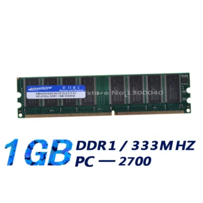 Kembona ddr 333 pc 2700 1gb de memória 1g 184 pinos para todas as placas-mãe longdimm desktop ram ddr1 memória de desktop