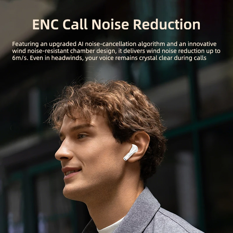  Fones de Ouvido Lenovo LE257 TWS Sem Fio Bluetooth 6.0, Som HiFi, Redução de Ruído ENC, Fones de Ouvido para Jogos e Esportes com Microfone - Image 4