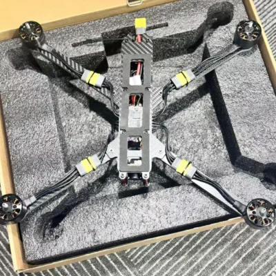 Drone FPV de 10 Polegadas com Carga Pesada VTX 5.8G 3W Câmera Servo Distância de Voo 10km F405 BL32 4IN1 6S 60A