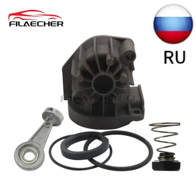 Cabeça do cilindro do compressor de suspensão a ar/anel de pistão/haste de pistão para mercedes w220 w211 audi a6 c5 a8 d3 phaeton 2203200104