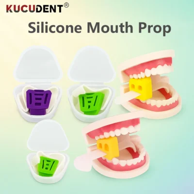 3 pçs silicone boca adereços abridor de boca dental retrator com língua guarda mordida almofadas autoclaváveis blocos odontologia retrator oral
