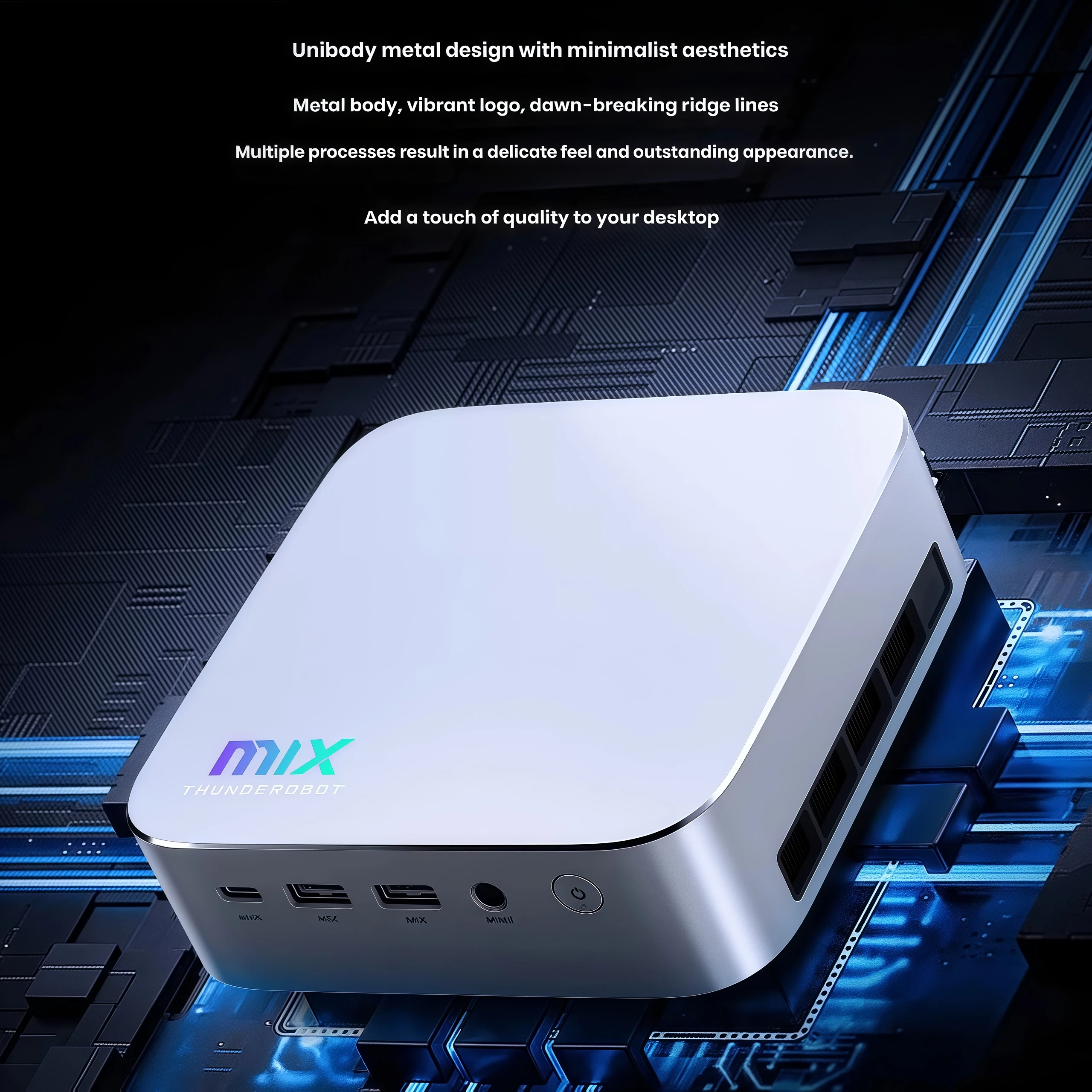 Mini PC THUNDEROBOT novo com Intel Core i7 13620H, barebone, memória DDR4 de 32GB/16GB, SSD de 1TB, nettops e memória RAM DDR4, Windows 11 para jogos. - Image 3