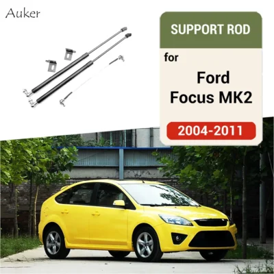 Para 2005-2011 ford focus 2 reequipamento capa do motor haste hidráulica suporte de elevador de mola barras de suporte de choque estilo do carro