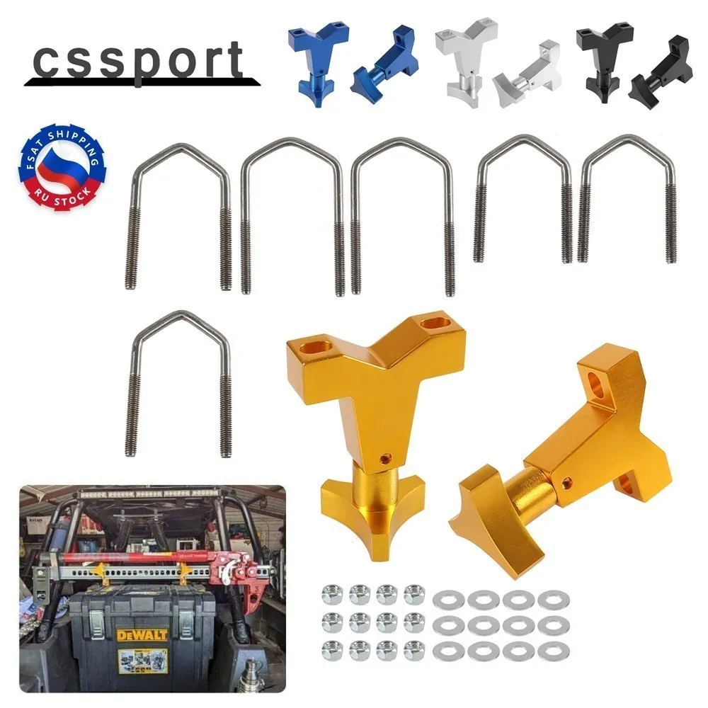 Suporte de montagem universal de 2 peças, 1 "-2,5" para tubo frontal, suporte de montagem de tubo ajustável para Jeep Wrangler JK TJ