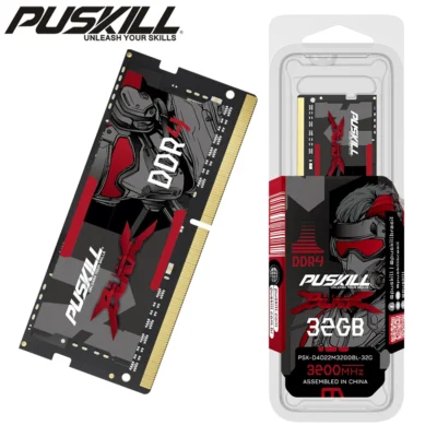 Notebook PUSKILL Memoria Ram DDR4 DDR3L 16GB 8GB 4GB 32GB 3200 2666 2400 1600 1333 Sodimm Memória Portátil