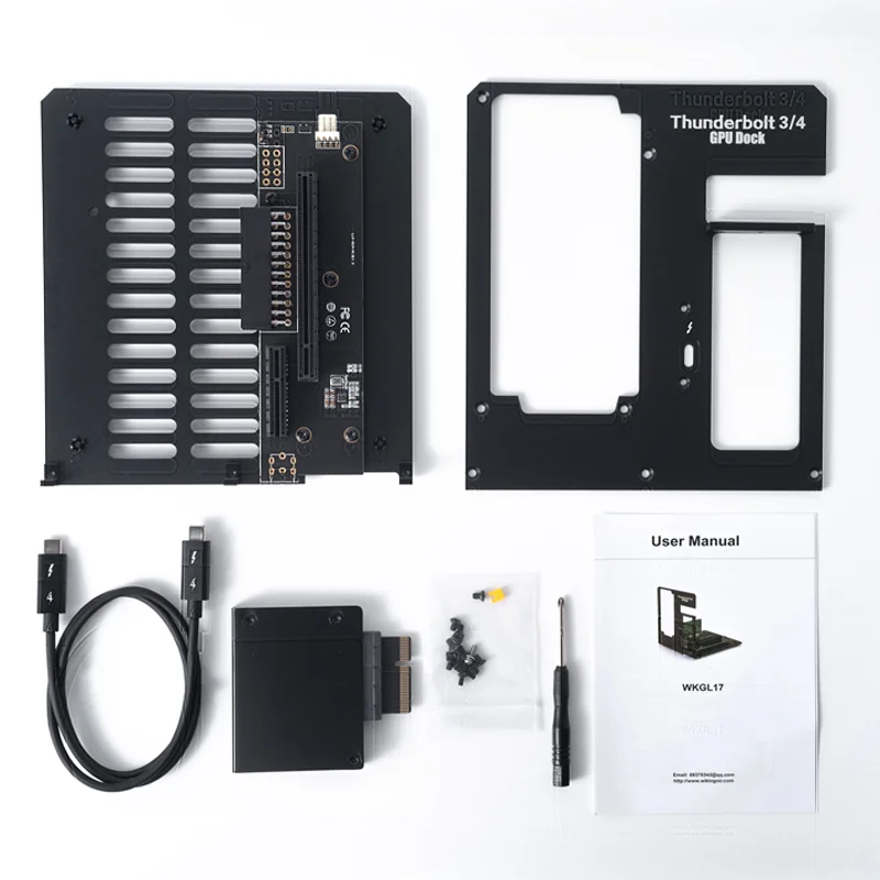 Egpu Thunderbolt 3/4 para pcie Suporte externo de placa gráfica por 7900XT/rtx4090 ATX fonte de alimentação pode ser instalado - Image 5