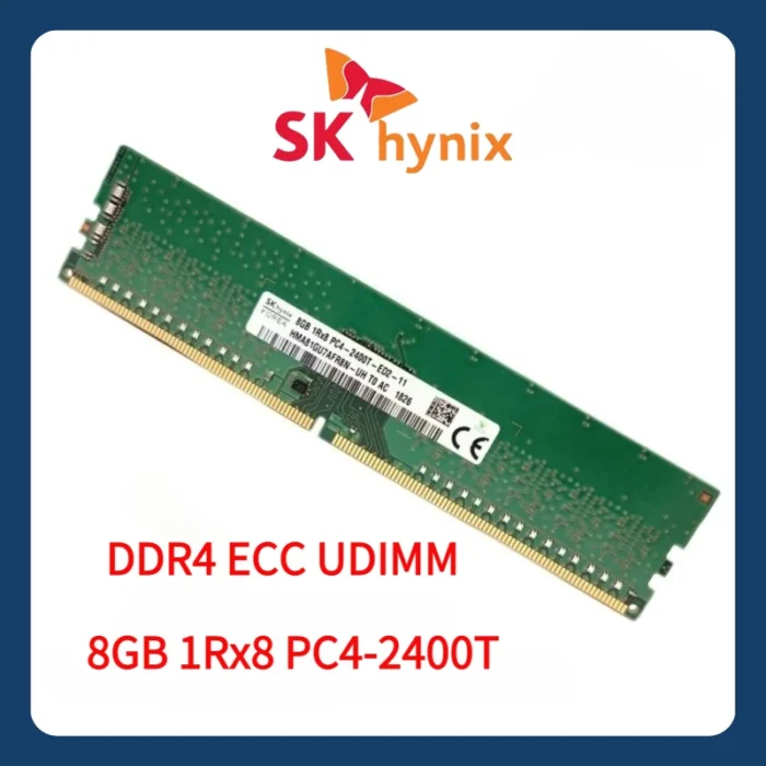 SK Hynix 8GB 1Rx8 PC4 2400T DDR4 2400MHz Pure ECC UDIMM Servidor sk-hynix-8gb-1rx8-pc4-2400t-ddr4-2400mhz-pure-ecc-udimm-servidor