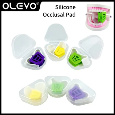 Almofada oclusal dentária de silicone, mordida com língua, abridor de boca de borracha, retrator autoclavável, ferramentas de odontologia
