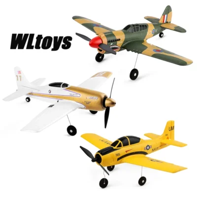 Wltoys a220 a210 a250 a500 2.4g 4ch 6g/3d dublê avião de seis eixos rc lutador avião planador elétrico brinquedo ao ar livre