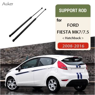 2 suportes do tronco dos pces com mola traseira bagageira boot elevador suporta amortecedores para ford fiesta mk7/7.5 hatchback 2008-2016