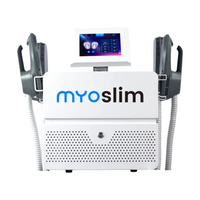 Máquina Myoslim Nova 15 Tesla EMS de Estimulação Muscular Eletromagnética com Almofadas EMS Pélvicas Opcionais, para Emagrecimento e Escultura Corporal