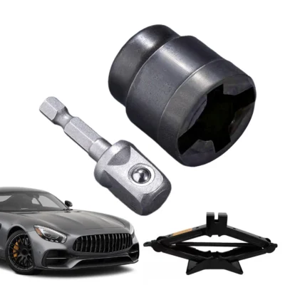 Adaptador de tomada para carro, conversor de soquete para tesoura, ferramenta resistente, conversor de mudança, acessórios resistentes à ferrugem