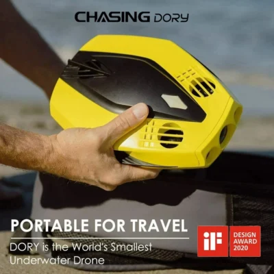 CHASING DORY-Câmera Subaquática ROV com Joystick, Drone Impermeável, GPS, Robô 15m, Localizador de Peixes para Pesca e Mergulho