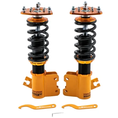 2pcs kits de coilovers dianteiros para Nissan S13 240SX 89-93 amortecedores amortecedor ajustável