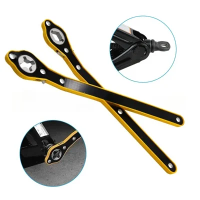Acessórios Universais para Carro com Manivela Pequena, Ferramentas para Carro, Alavanca de Macaco para Carro, Ferramenta de Chave que Economiza Trabalho 1PCS