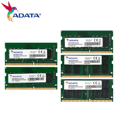 ADATA-Memória de Alto Desempenho para Laptop, RAM DDR4, 2666MHz, 16GB, 8GB, 3200MHz, 32GB, 16GB, 8GB