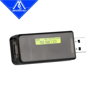 Mellow DIY Fly U-IP Tool para Klipper Display Endereço IP da ferramenta de impressora 3D Um módulo de monitoramento de status versátil