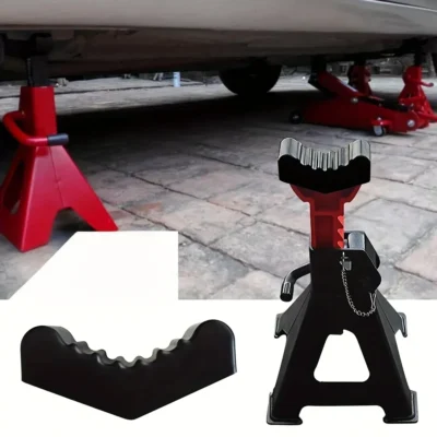 2 peças de suporte para carro com levantadores de slot universais e adaptadores de almofada de borracha para transversal de chassi e elevador de soldagem de fixação