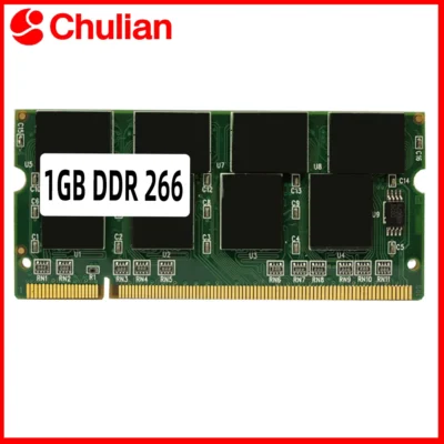 Memória Sodimm para Notebook, Memória RAM PC2100 DDR266MHz 200PIN DDR1, 1GB de memória para CPU Intel ou AMD