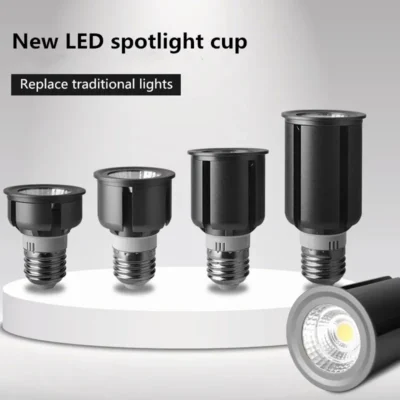 Refletor led gu10 e14 e27 gu5.3 85-265v, lâmpadas brancas neutras quentes e frias 9w 12w 15w 20w 25w de alta potência, substituição de iluminação halógena