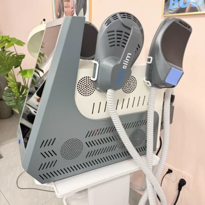 Máquina Profissional de Escultura Corporal MYOslim NEO 6500W HI-EMT EMS RF Nova para Emagrecimento e Queima de Gordura