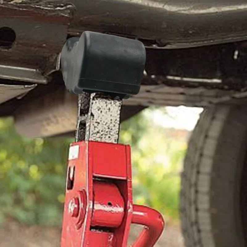 Suporte de borracha para elevação de carro, suporte para elevação com fenda, almofada de borracha, soldador, quadro de chão, adaptador de trilho, ferramentas de reparo de carro - Image 4
