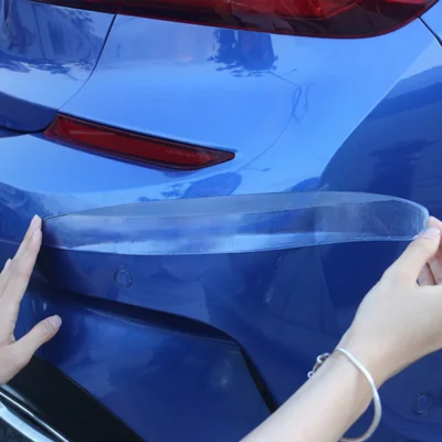 Universal Car Bumper Anti-colisão Strip Guard, Corner Protection Sticker, Crash Blade, Car Door Rubber Scratch Protector para BMW