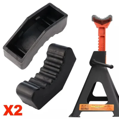 2 pçs elevador de carro jack suporte almofada de borracha entalhado adaptador quadro protetor ferroviário resistente universal aperto ferramentas reparo para carro jack
