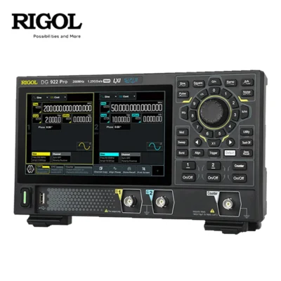 Gerador de função Rigol DG900 Pro 70M a 200M 1,25Gsa/s, canal duplo 16 bits, forma de onda 16M Arb, gerador de ruído/pulso/armônico
